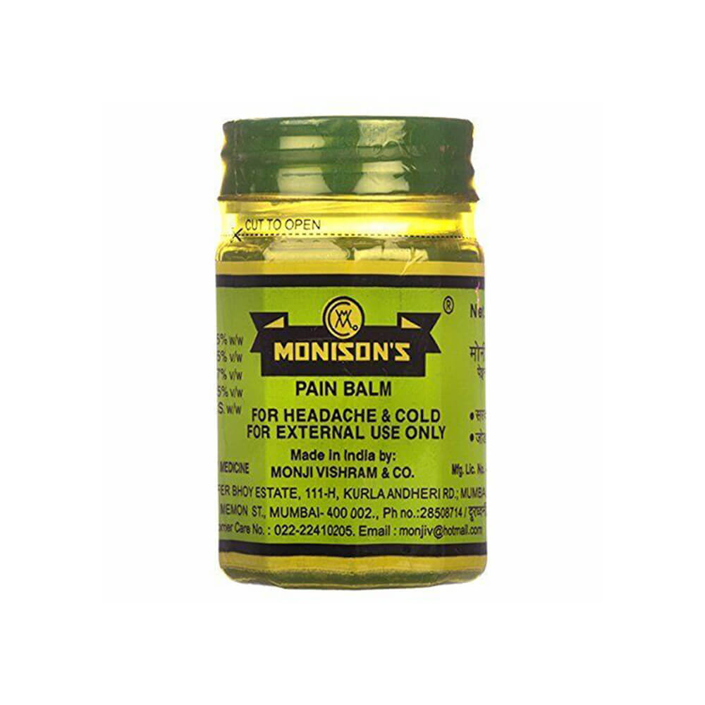 Monison's Ayurvedic Original Green Pain Relief Balm 100g